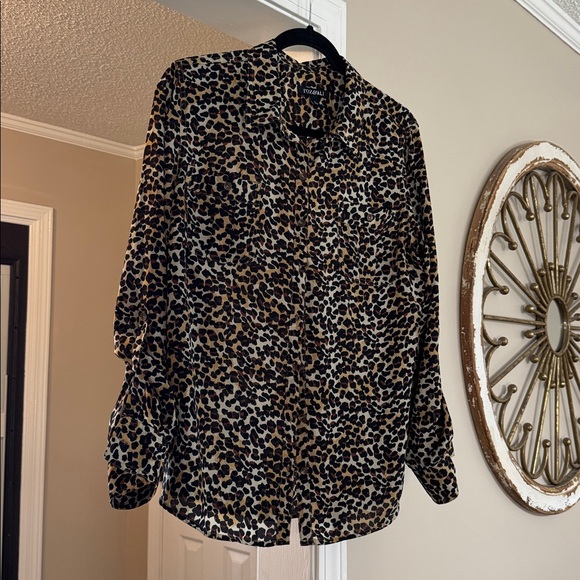 Roz & Ali leopard print top - Picture 1 of 7